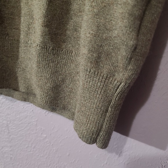 ARACH & CLOZ Women's Size M Cashmere Blend Mushroom Short Sleeve Knit Sweater - Picture 3 of 7